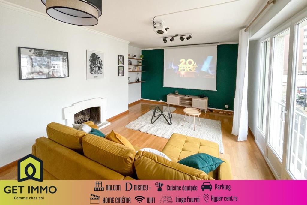 Cinema & Disney Avec Balcon & Parking En Hyper Centre Amiens Eksteriør billede